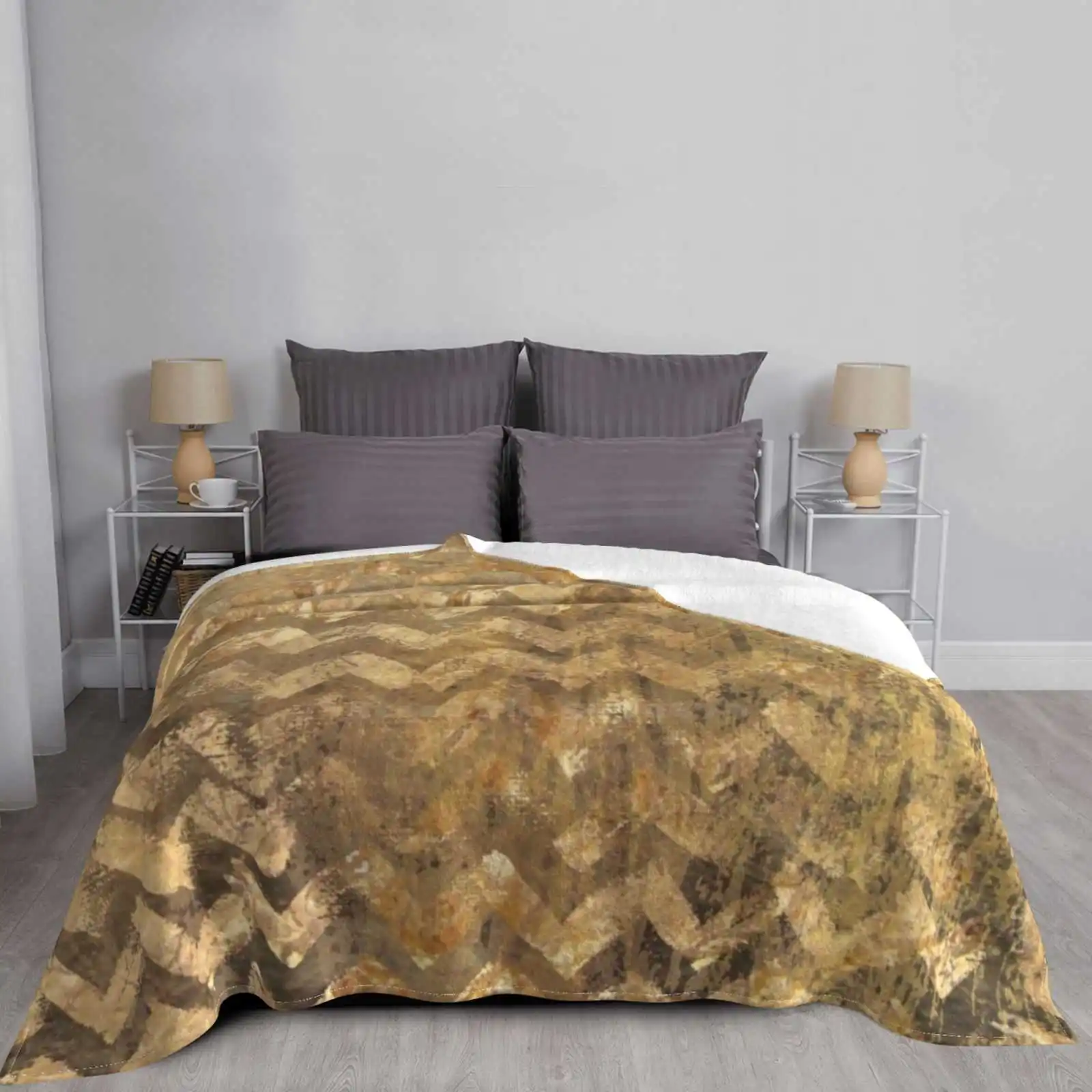 Мягкое одеяло для кондиционирования воздуха с золотым узором