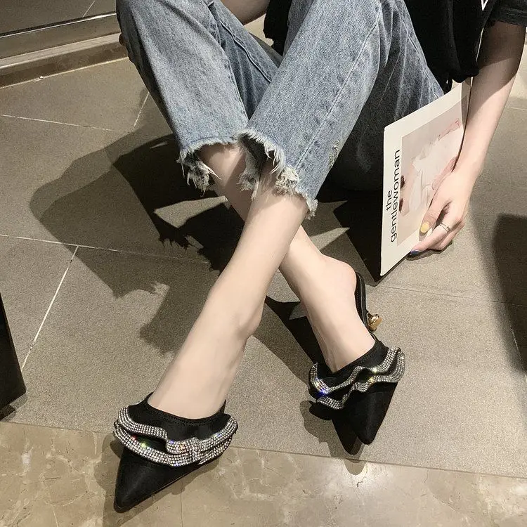 

2021 Ins Hot New Women's Shoes Patent Leather Shoes Woman High Heel Fashion 5CM High Heel Shoes