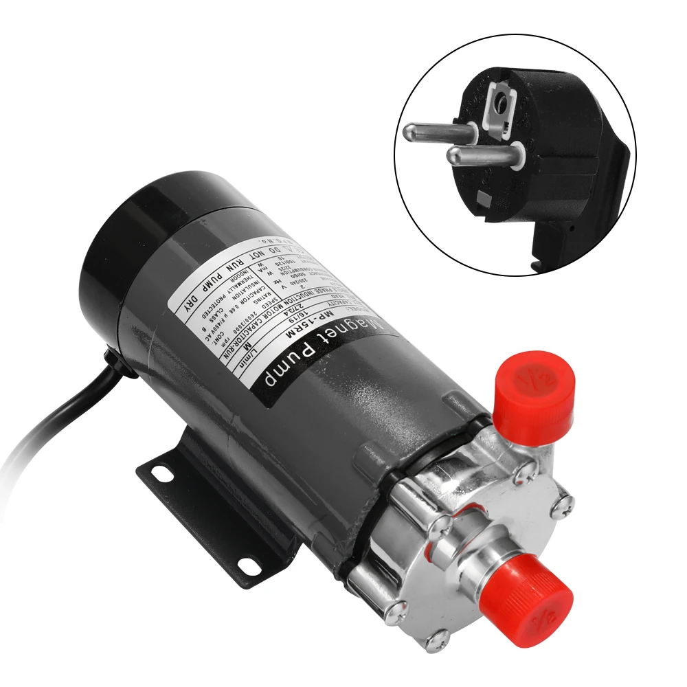 

stainless head Magnetic Pump 15R Homebrew Food Grade High Temperature Resisting 140C beer Magnetic Drive Pump Home Brew