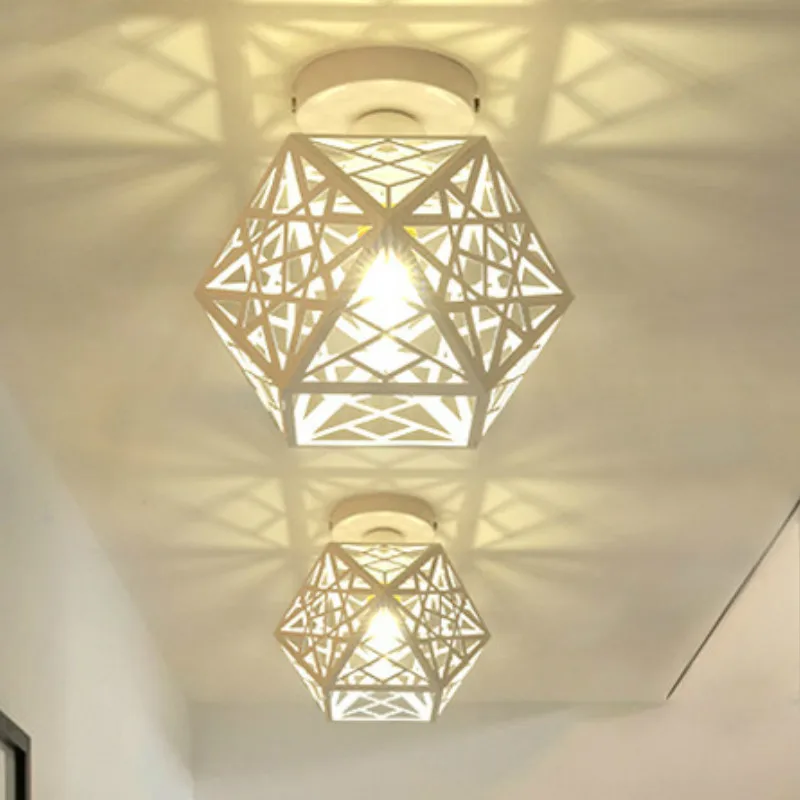 Современные потолочные светильники Хрустальный плафон винтажный потолочный