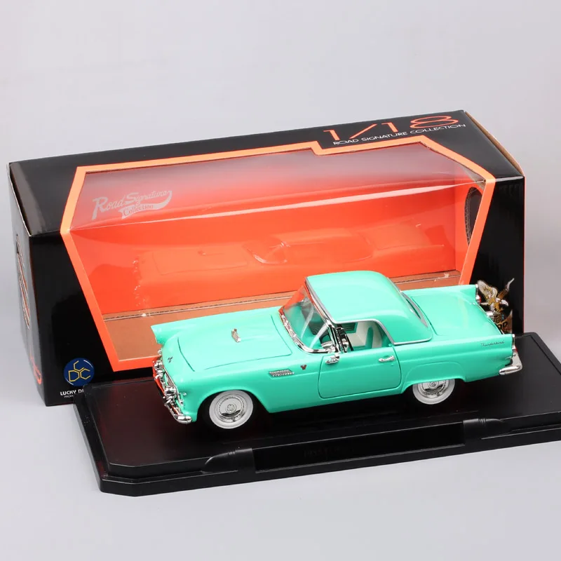 Классические большие 1/18 Форд Thunderbird 1955 Хардтоп T-Bird Литые и игрушечные автомобили