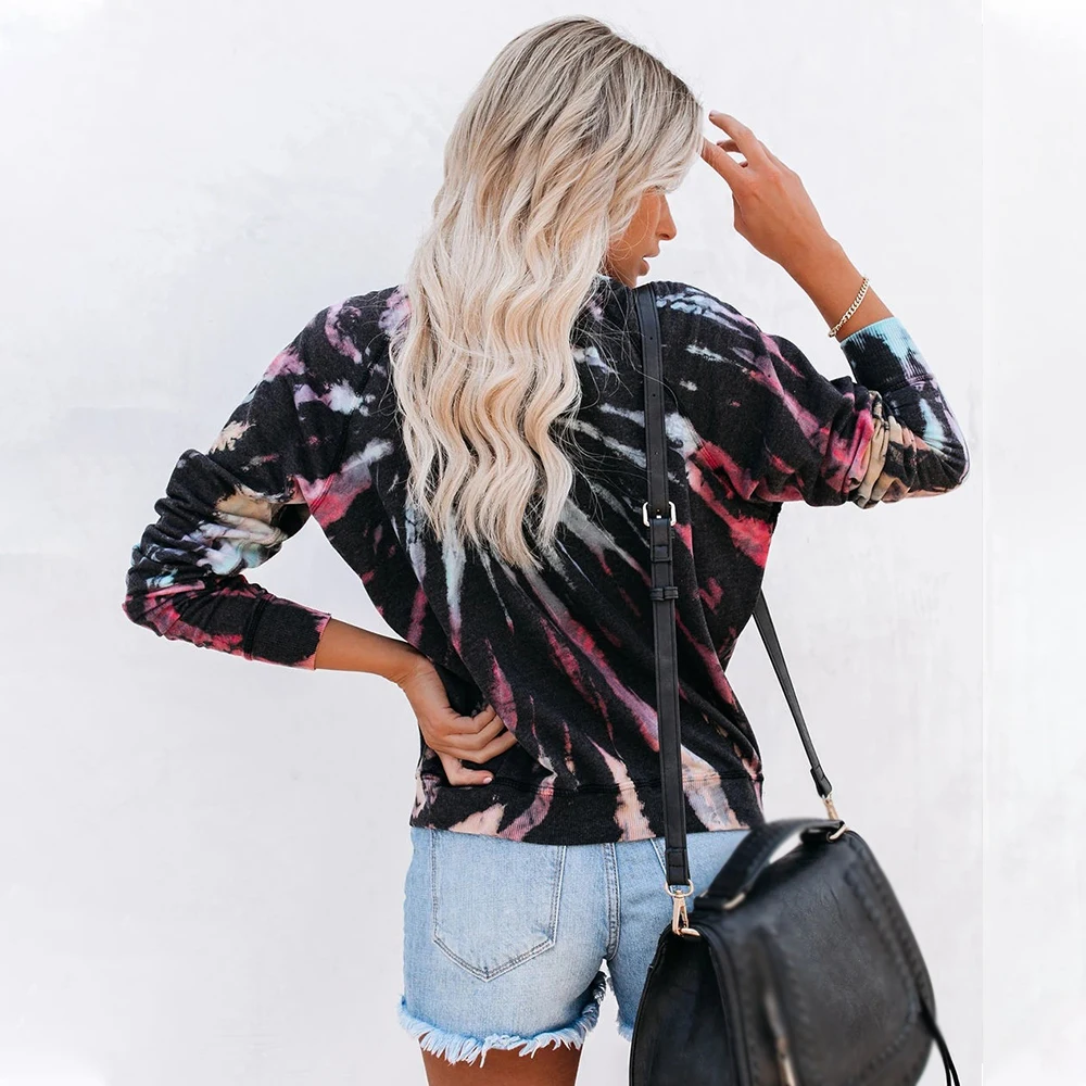 Autumn Loose Women Tshirt Tops Long Sleeve Fashion Casual Ladies T-Shirt Tee Shirt Round Neck Female T Q30 | Женская одежда