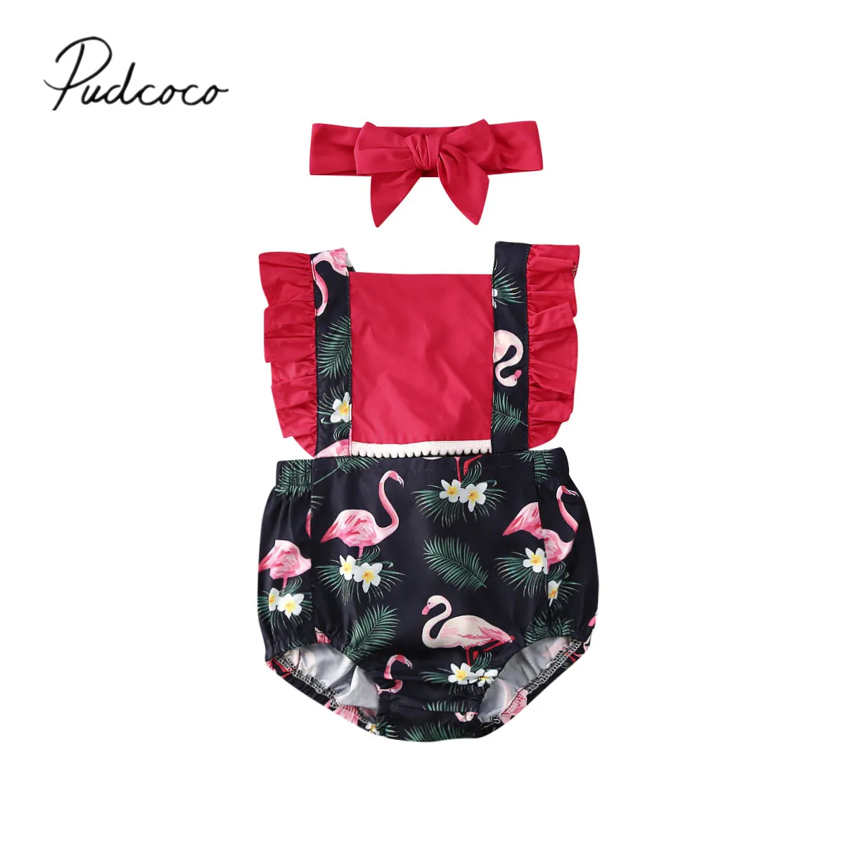 2020 летняя одежда для новорожденных боди маленьких девочек комбинезоны с