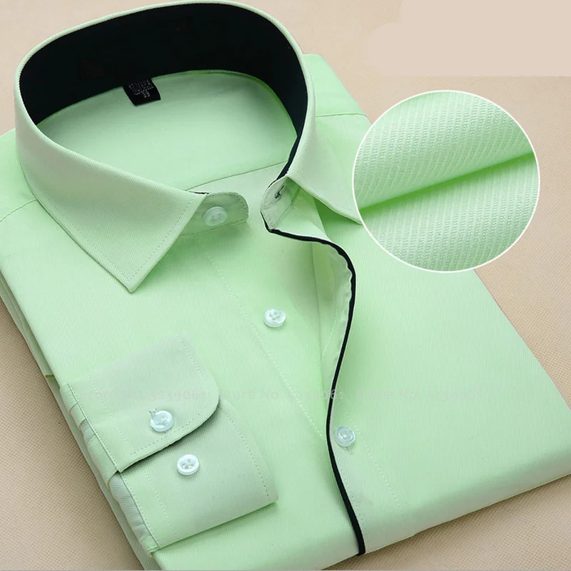 Мужская Деловая блузка для работы с автомобилем полосатая футболка длинным