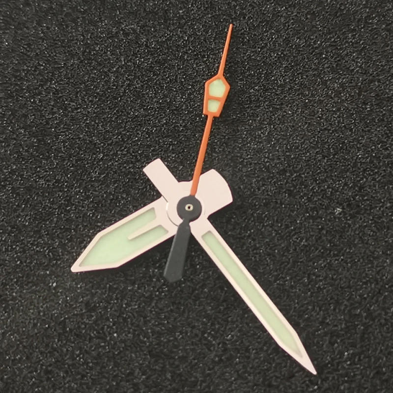 

Watch Accessories SBBN/SKX007 Rose Gold Watch Hand Green Luminous Suitable For NH35/36 Automatic Movement