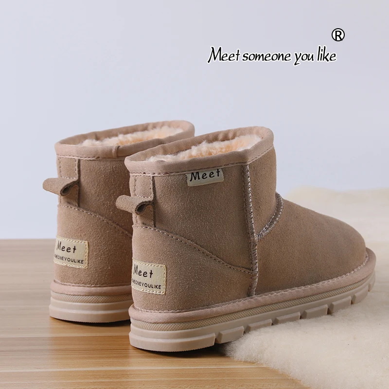 Популярные зимние ботинки для детей обувь маленьких мальчиков и девочек из