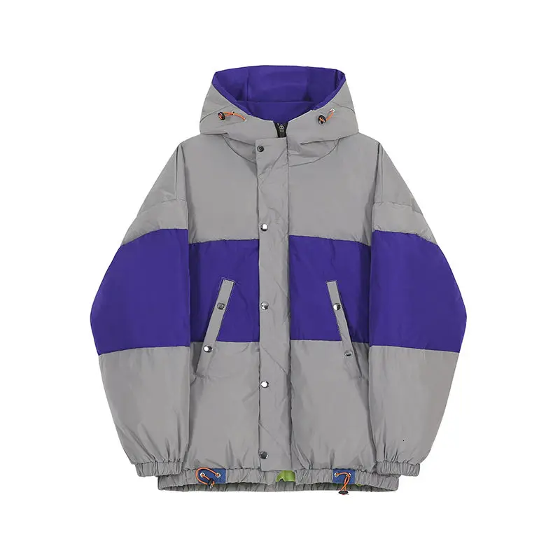

Winter cotton padded men's loose Plush thickened student Hoodie a233-9251-p185