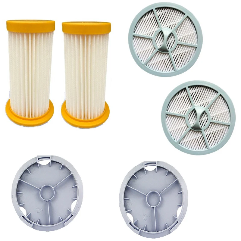 6 шт. фильтр + HEPA крышка пылесос аксессуары Запчасти для Philips FC8264 FC8262 FC8260 FC8208