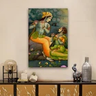 Художественный принт лорд Кришна Радха для гостиной, домашний настенный художественный декор, тканевый постер с деревянной рамкой