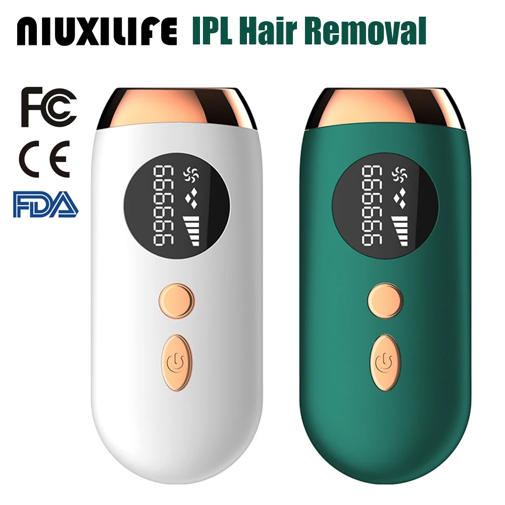 

NIUXILIFE IPL Hair Removal Laser Epilator Lady Portable 999999 Flash Permanent Painless Whole Body Photoepilator Depilador Laser