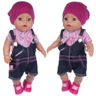 2021 костюм ковбоя + шапка, Одежда для кукол 17 дюймов 43 см, костюм для куклы, костюм для новорожденных, подарок на день рождения