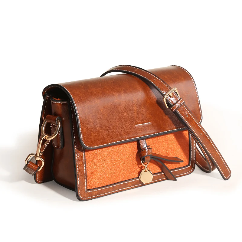 

Shoulder Bag Bolsos Luxury Brown Bag Large Capacity Shoulder PU Strap Bag 2020 bolsas femeninas pequenas