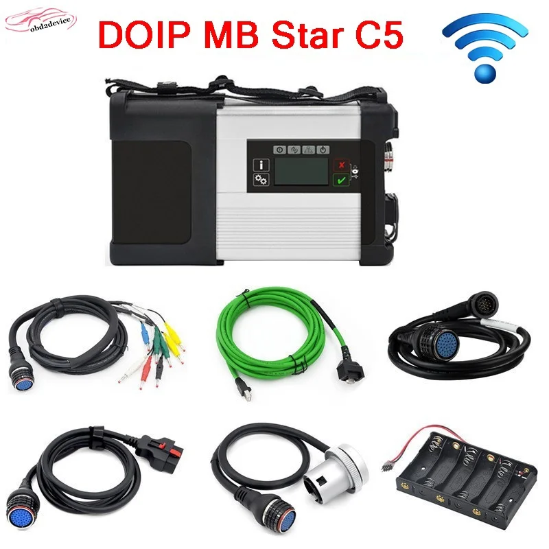 Диагностический сканер для автомобилей BMW Mec-rde- DOIP MB Star C5/ ICOM A2 + B C 2 системы в 1 Тб HDD