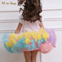 baby girl tutu skirt ballerina pettiskirt fluffy infant toddler ballet princess tulle clothes party birthday costume dance 1 10y