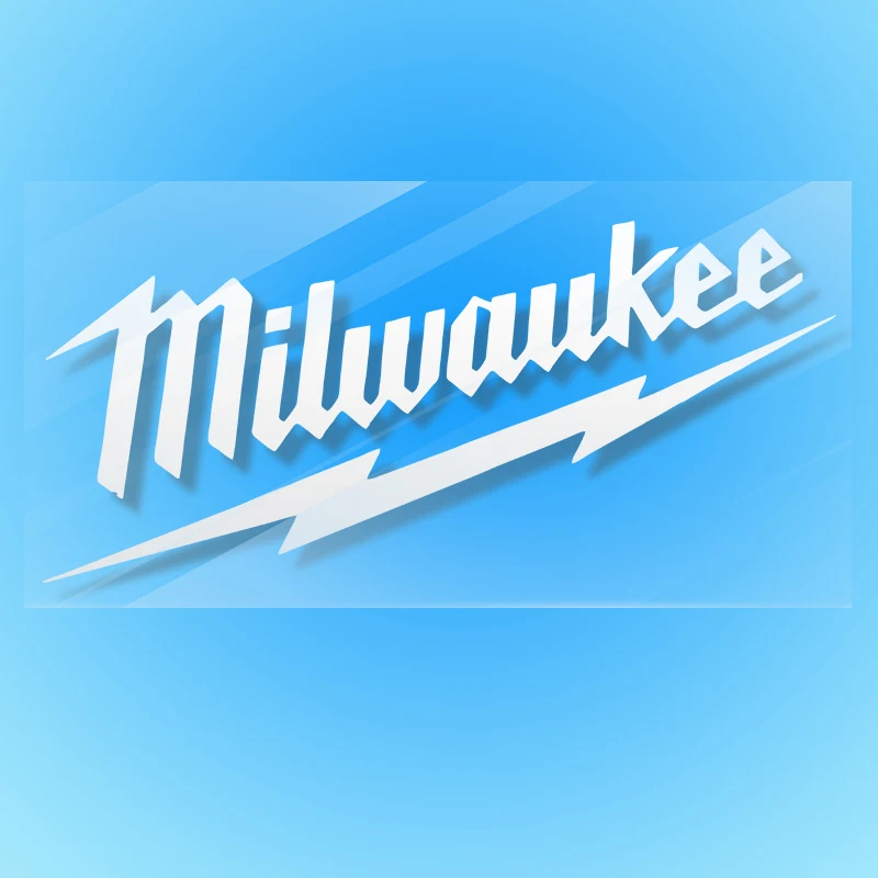 Наклейка Milwaukee Power Tools Виниловая наклейка Sawzall 15 см|Наклейки для творчества| |