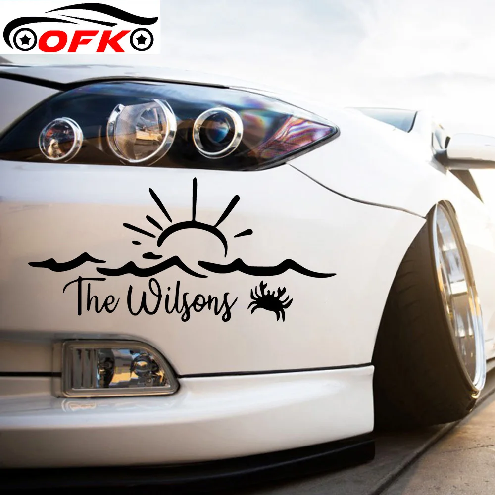 

Fashion Sunrise Car Sticker Funny Decal Window Decoration Vinyl Stickers Motorcycle Accessories Sunscreen Waterproof PVC.