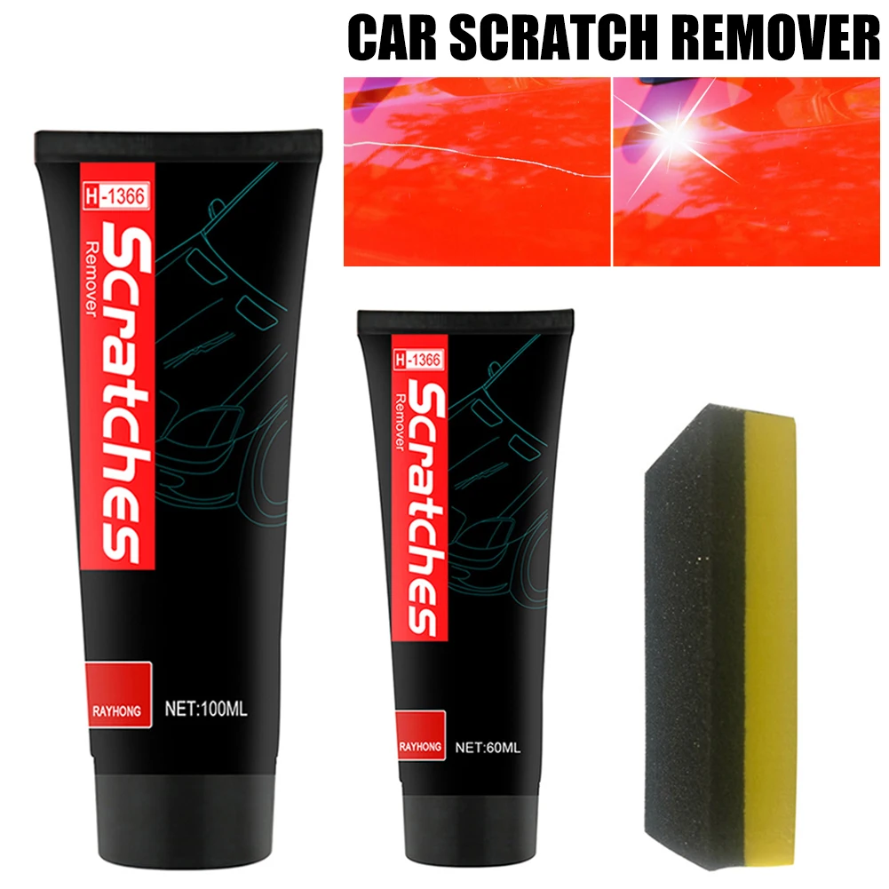 

60ml/100ml Car Body Scratch Repair Gel Compound Polishing Wax Light Scratch Removal Car Care Cream Scratch Remover Tool Kit