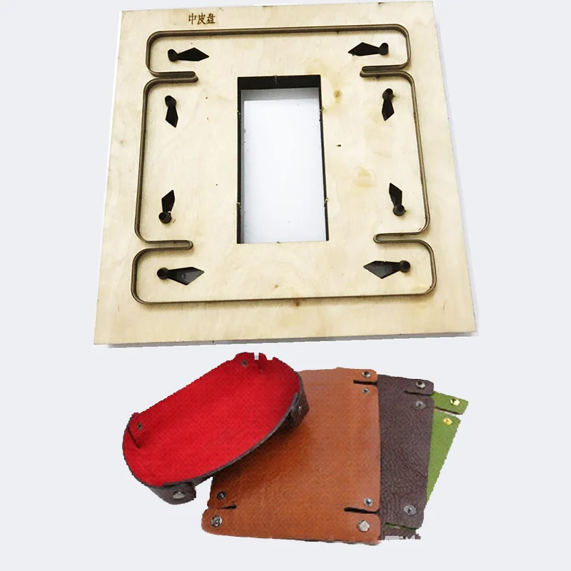 

Японские деревянные штампы со стальным лезвием, поднос для кожевенного ремесла, кожаная тарелка, форма для ножа, Швейные аксессуары, 3 разме...