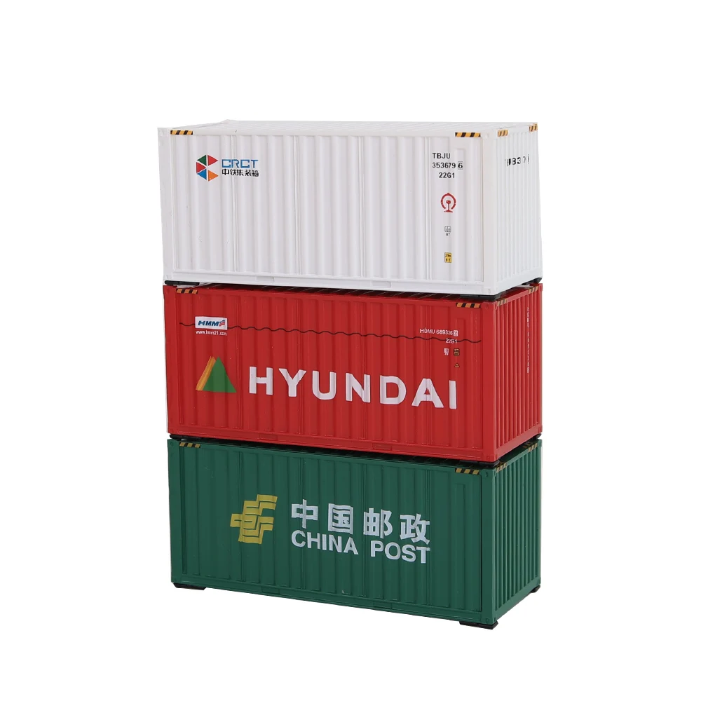 Стиль аксессуары 20-футовый грузовой контейнер модель железной дороги | Игрушки и