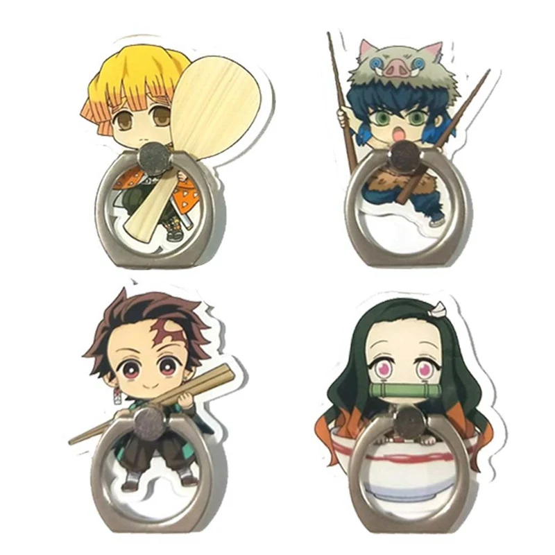 UVR акриловый мультяшный демон убийца Kimetsu no Yaiba лезвие призрака милый мобильный телефон кольцо кронштейн для iPhone 11 pro для Xiaomi