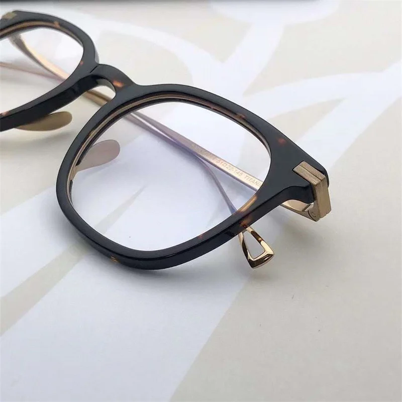 Очки по рецепту японский бренд ручной работы искусственные Ретро квадратные