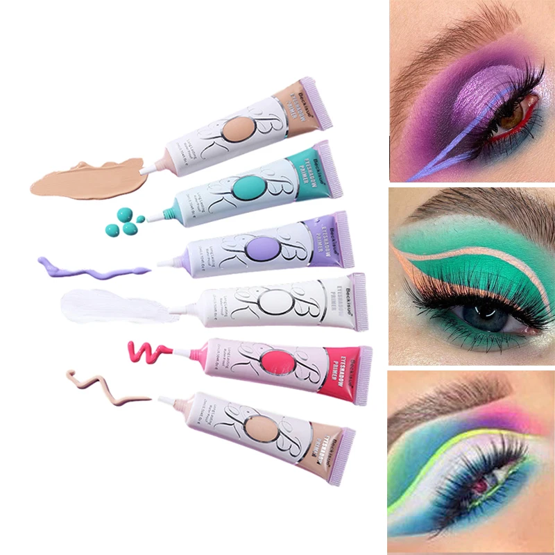 

6 цветов, праймер для теней, крем, стойкий антиразмазывающий консилер, натуральная основа, макияж, водостойкий, до макияжа, крем для теней