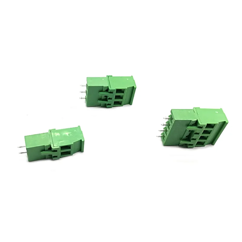 50 шт шаг 5 08 мм 2/3/4P винт подключенный PCB клеммный блок разъемы Morsettiera 2EDGKA + VC прямой