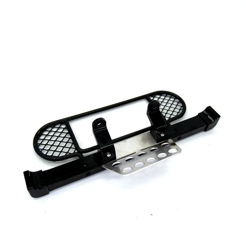 

2 Set RC Car Part: 1 Set Front Bumper Camel Trophy with Protection Board & 1 Set Stereoscopic Window Mesh Protective Net