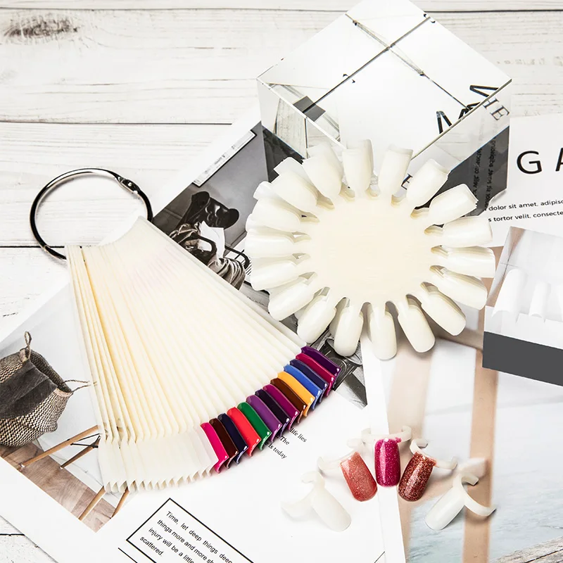 ROSALIND 12 Colors False Nails Matte 24pcs False Nails Press On Nails With Glue For Manicure and Extension&Protection Nail Art