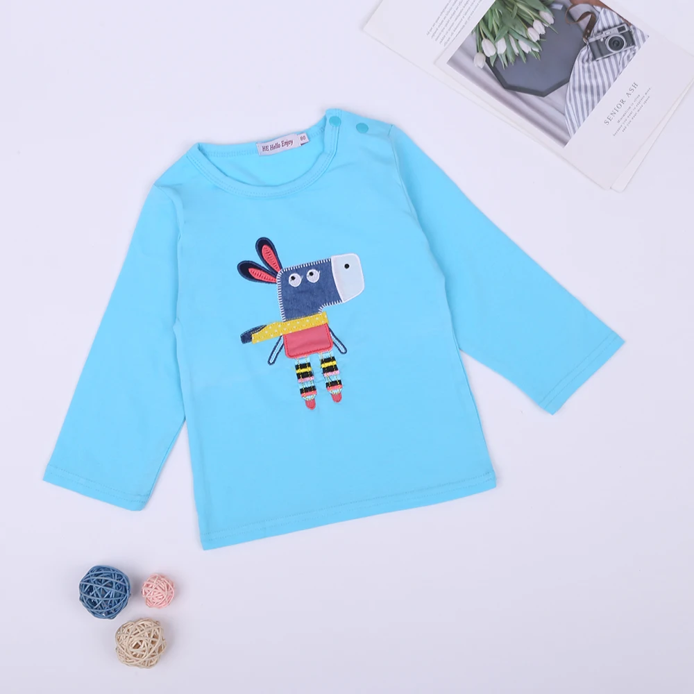 HE Hello Enjoy Baby Girls Clothing Sets Unisex Newborn Boys Clothes 2019 Autumn Cartoon Long Sleeve Tops+Pants Kids Suits | Детская