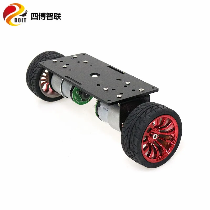 SZDOIT металлический 2WD умный самобалансирующийся Робот Танк автомобиль комплект