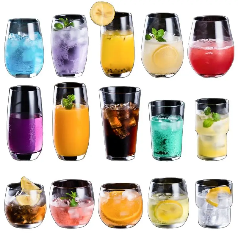 Mousse Cup Wine Beer Mojito Glass Cocktail Creative Colin Tea Juice Ins Fashionable Clear | Дом и сад