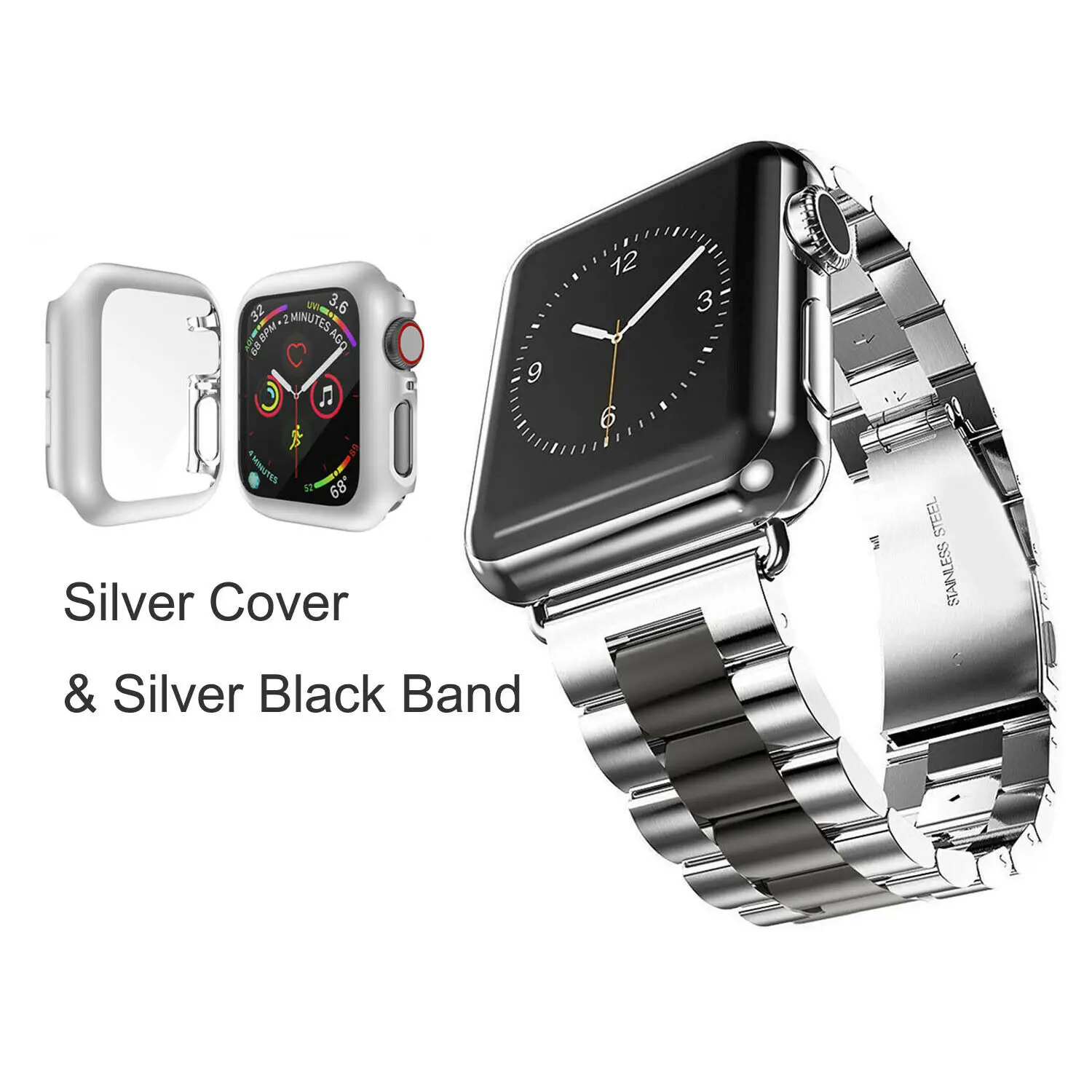 Браслет из нержавеющей стали 316L для Apple Watch Band Series 5 4 44 мм 40 мм|Ремешки часов| |