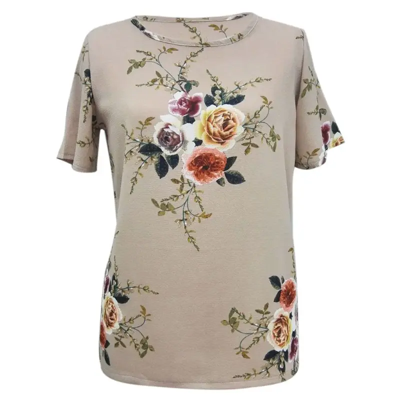 Летняя женская Повседневная Блузка с коротким рукавом и вырезом лодочкой