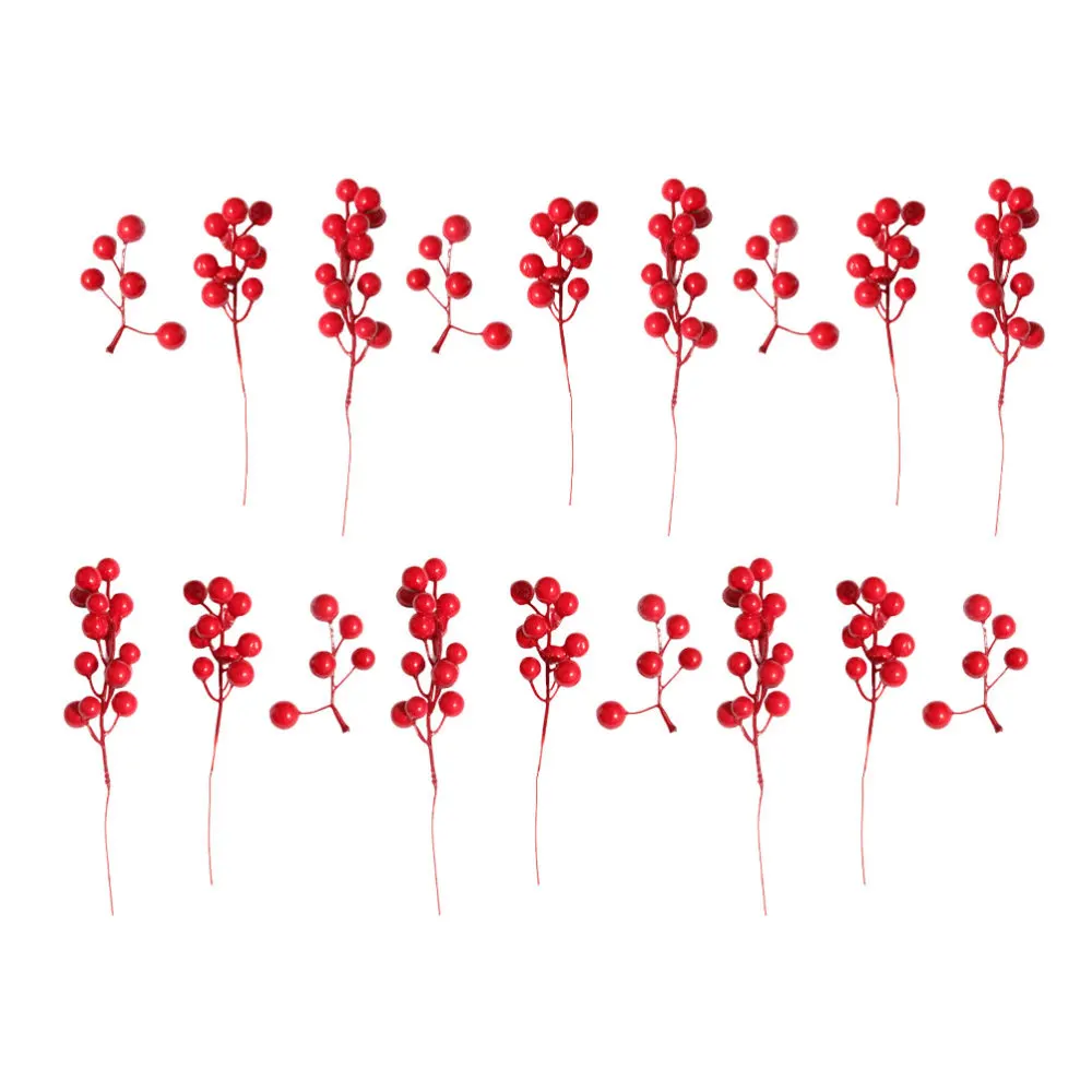 15 шт. рождественские искусственные ягоды стеблей игрушки Украшение