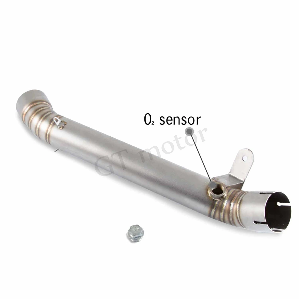 Мотоцикл выхлопной Escape глушитель двигателя средняя ссылка без шнуровки круглая