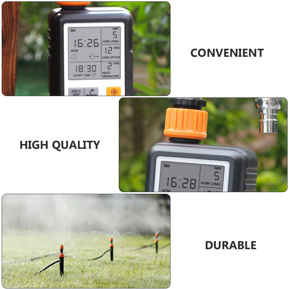 

1 Set Lawn Watering System Automatic Water Timer Irrigation Timer (Single Exit)