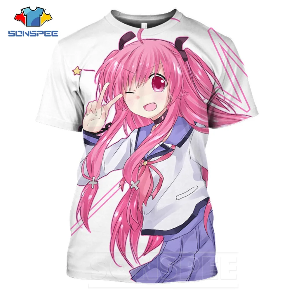 lolis без цензуры SONSPEE Футболка с принтом аниме | AliExpress