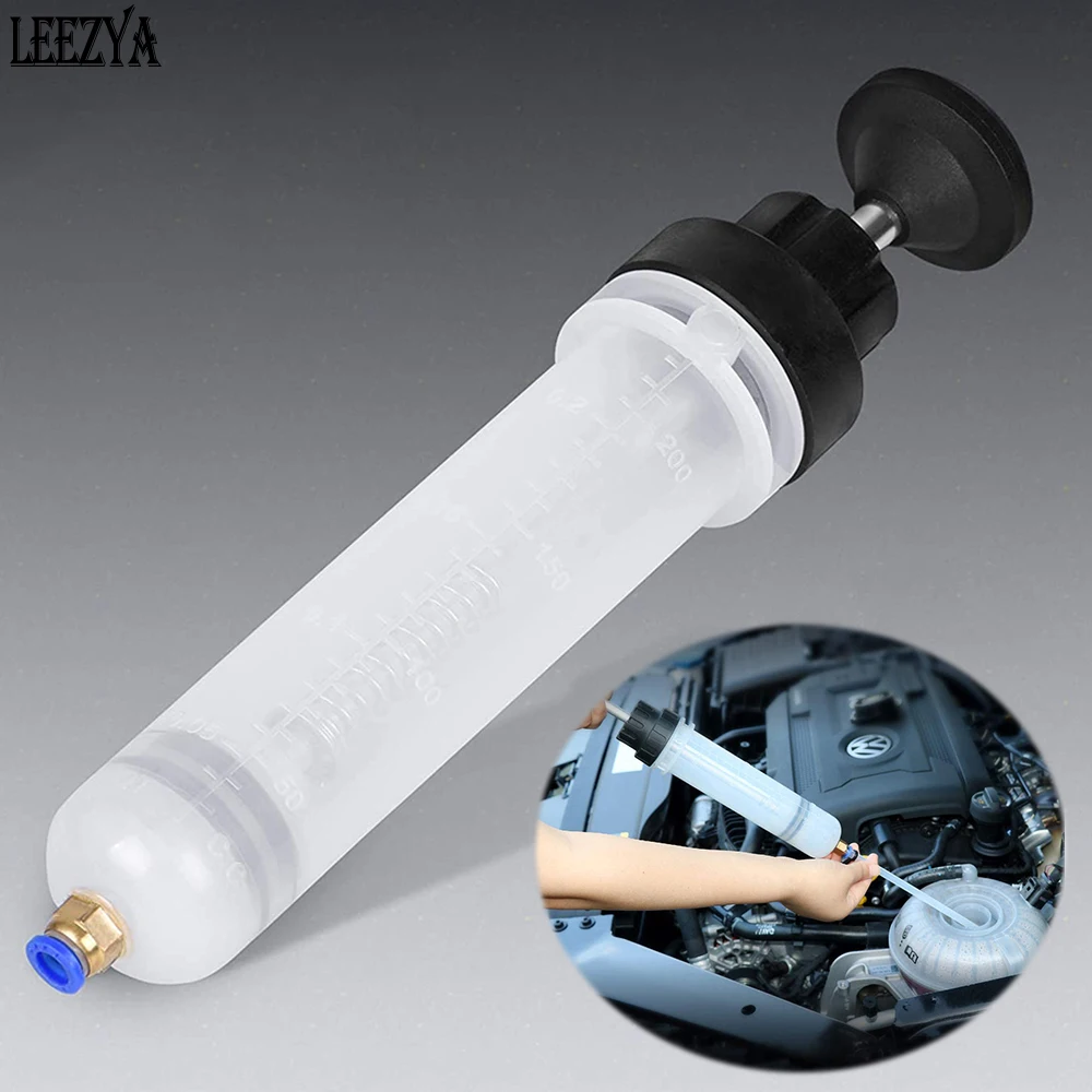 

Car Oil Fluid Extractor Filler Pump Auto Brake Fluid Filling Syringe Bottle Transfer Fuel Extraction Manual Hand Pump Tool 200cc