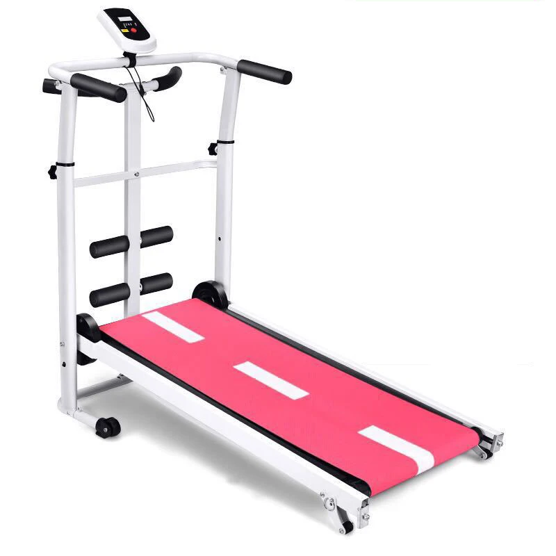 8003 Mechanical Treadmill Home Running Machine with Handrail Walking Machine Multifunctional Sit Up Indoor Fitness Equipment
