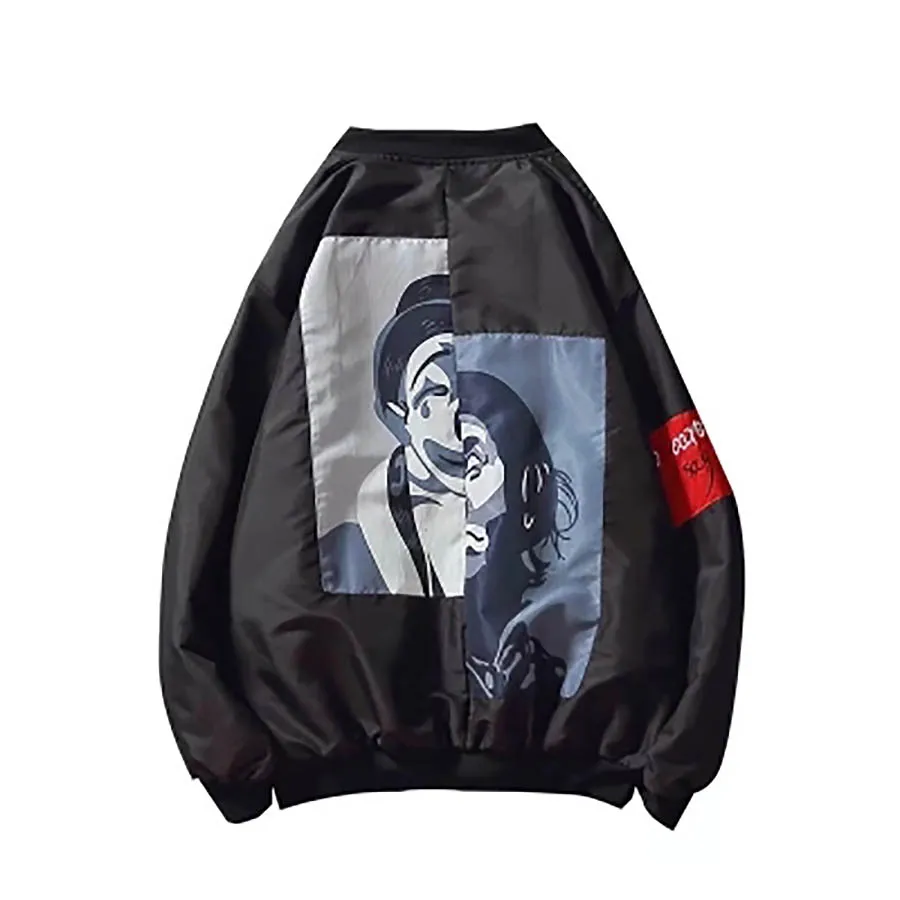 Varsity Letterman забавная куртка-бомбер мужская уличная пилот хип-хоп Flight college Anorak