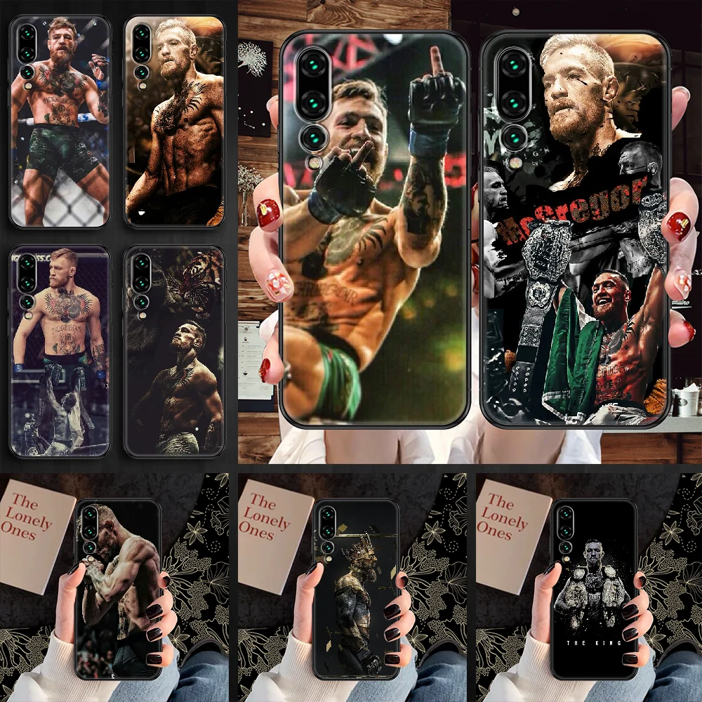 Боксерский чехол Conor McGregor для телефона Huawei P Mate P10 P20 P30 P40 10 20 Smart Z Pro Lite 2019 черный