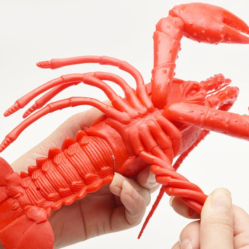 

1Pc Party Supplies Trick Toy for Kids Novelty Practical Joke Toy Prank Prop Set Anti-anxiety Squeeze Lobster Crab Toy K3NE