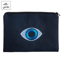eye patch printing makeup bag organizers cosmetic bags women handbags toiletry kit pencil cases travel accessorie pencil cases