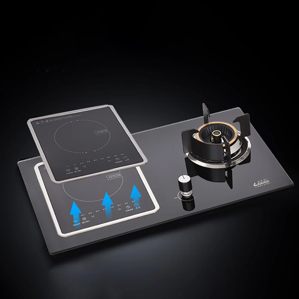 Кухонная газово-электрическая индукционная плита двойного назначения Бытовая