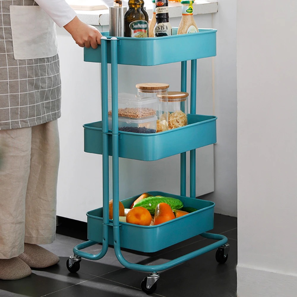 Кухонная стойка для хранения холодильник боковая полка съемная утилита корзина