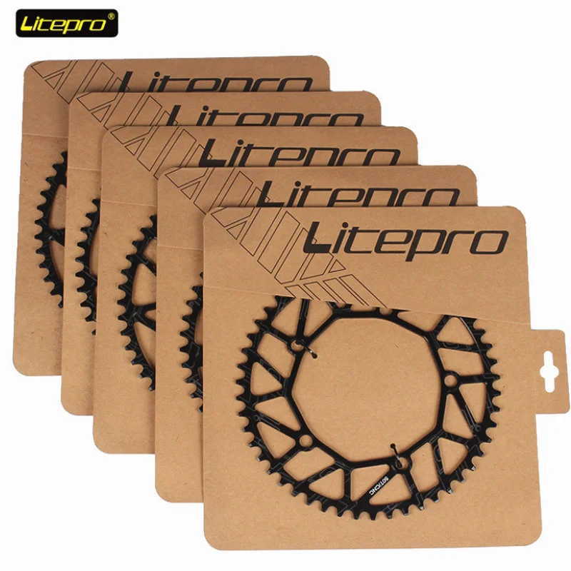 Litepro 130BCD 9 10 11 скорость полый ЧПУ сплав одинарный диск цепное колесо дорожный