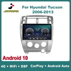 Автомагнитола для Hyundai Tucson, мультимедийный видеоплеер на Android 10, 4G, Sim, Wi-Fi, DSP, RDS, с GPS, для Hyundai Tucson 2006-2013, типоразмер 2DIN