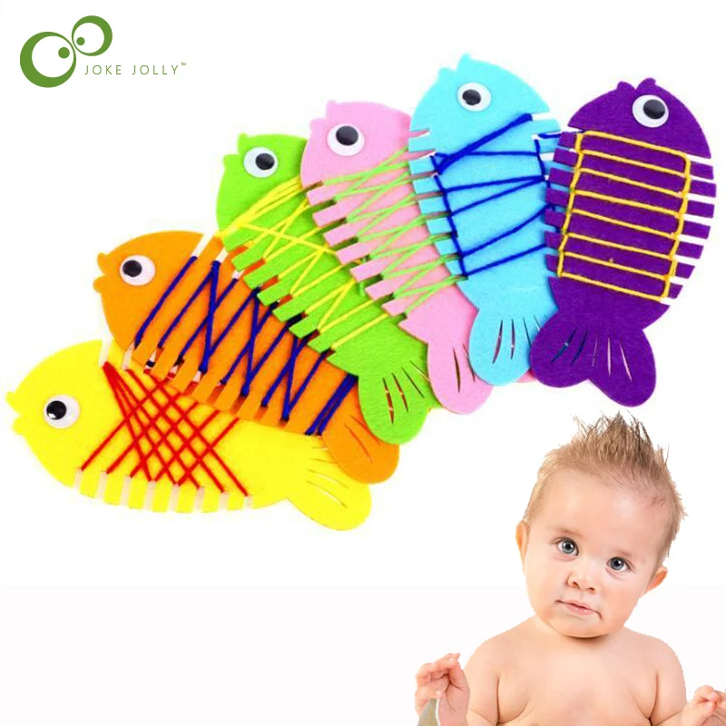 1 шт. детский сад обучение обернутая рыбная резьба домашняя игра ручной работы