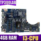 Q302LAB Материнская плата ASUS Q302LA Q302L Q302LAB TP300LA TP300LAB, материнская плата для ноутбука, 100% протестирован, I3-CPU 4 Гб ОЗУ